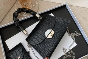 Chain Crossbody Bags Women Luxury Handbag/Black