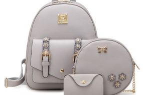 3in1 Leather Back Pack Bag