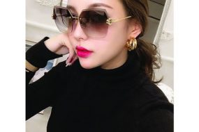 Crystal Cut-Edge Ladies UV Protection Sunglasses