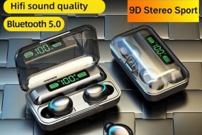 Fingerprint Touch Earphone With Inbuilt Power Bank