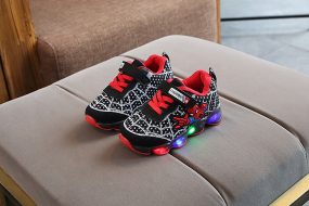Glowing Shoes For Both Boys And Girls-Black