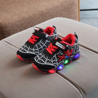 Glowing Shoes For Both Boys And Girls-Black